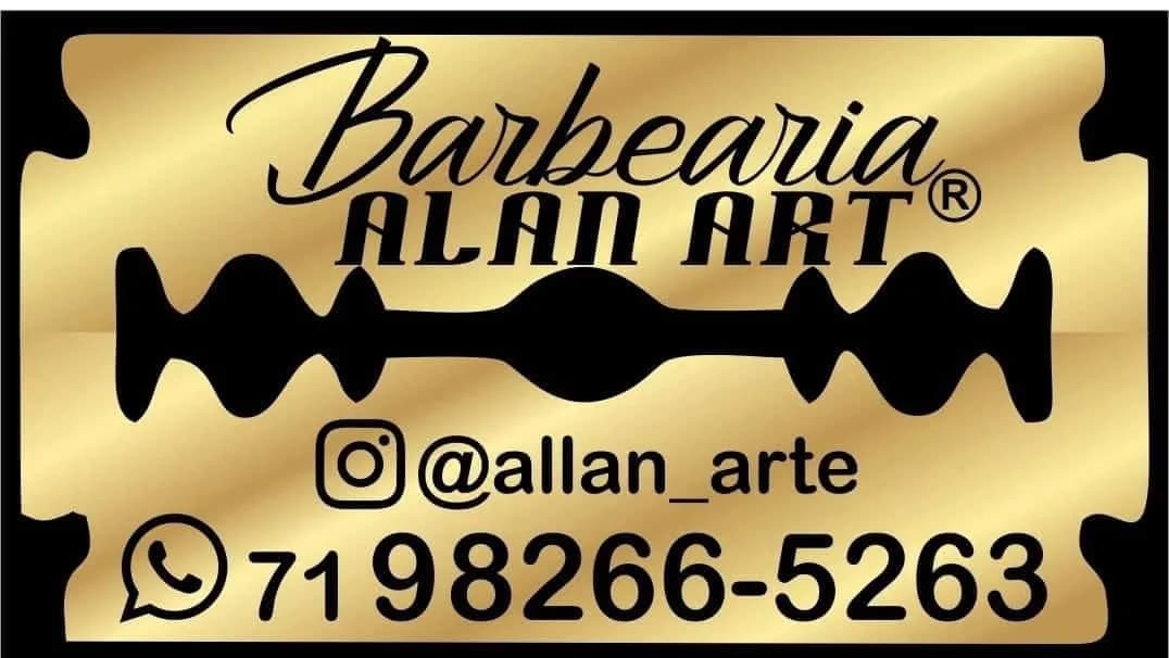 Banner Barbearia Alan Art