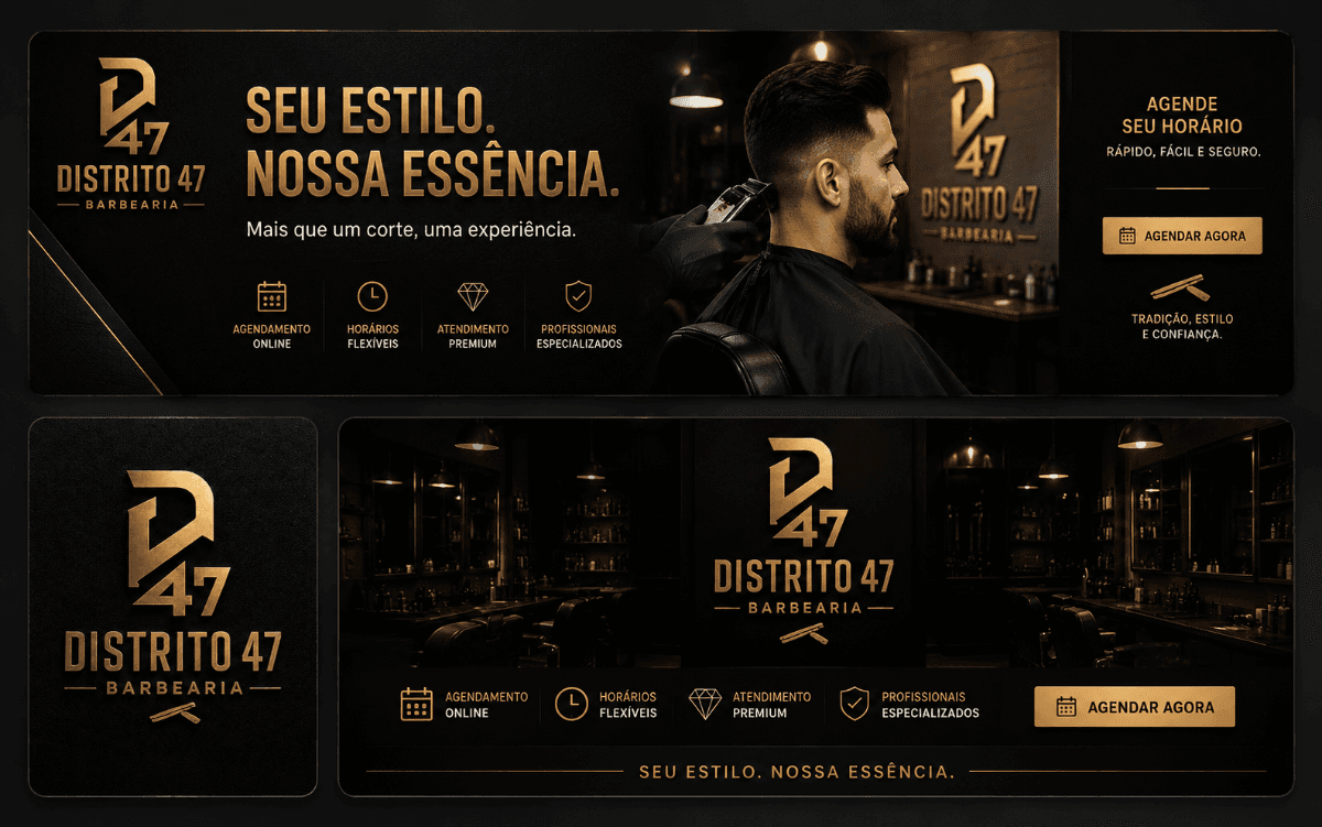 Banner Distrito47barbearia